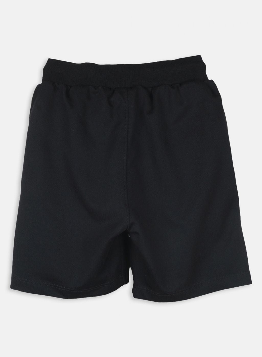 Boys Black Printed Bermuda