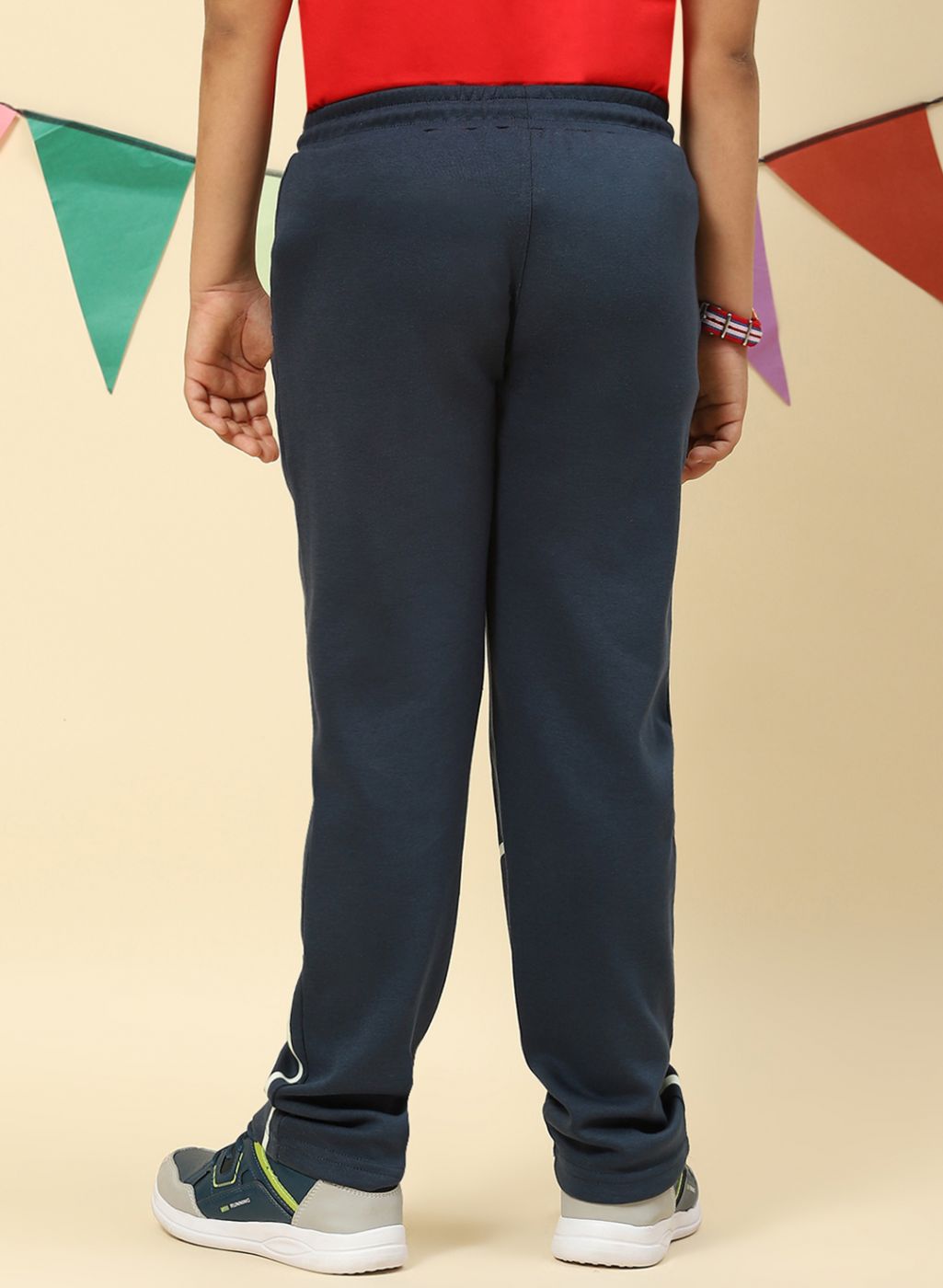 Boys Carbon Grey Regular Fit Lower