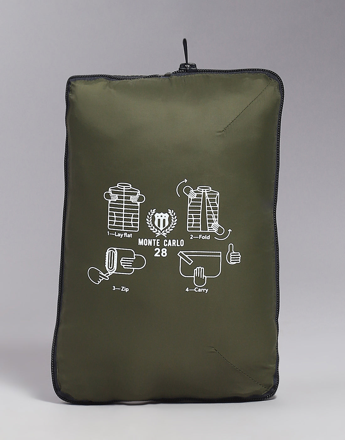 Boys Olive Solid Stand Collar Full Sleeve Boys Jacket