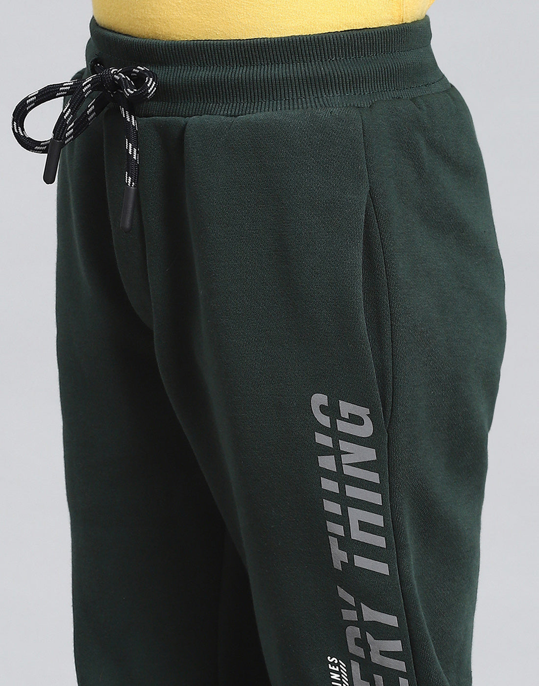 Boys Green Printed Regular Fit Lower