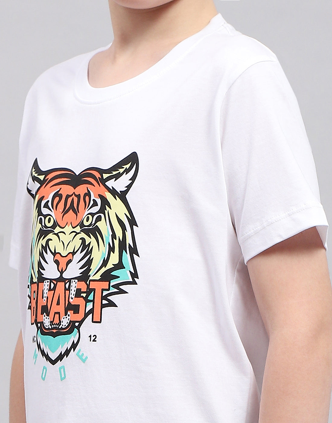 Boys Red & White Printed Round Neck Half Sleeve T-Shirt (Pack of 2)