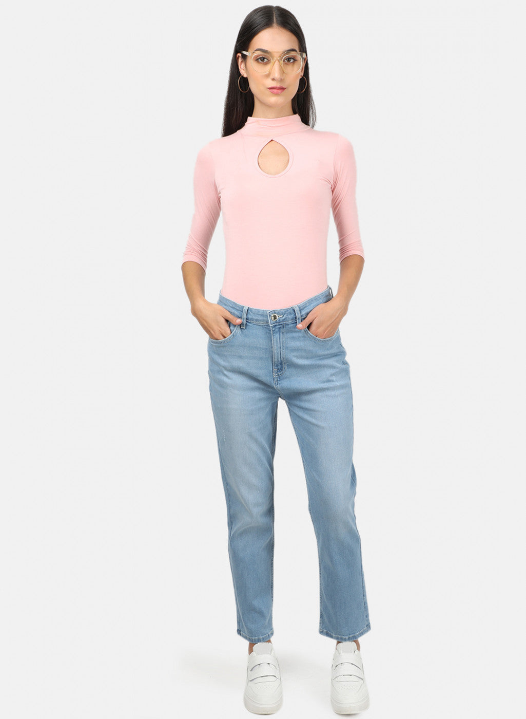 Womens Blue Regular Denim