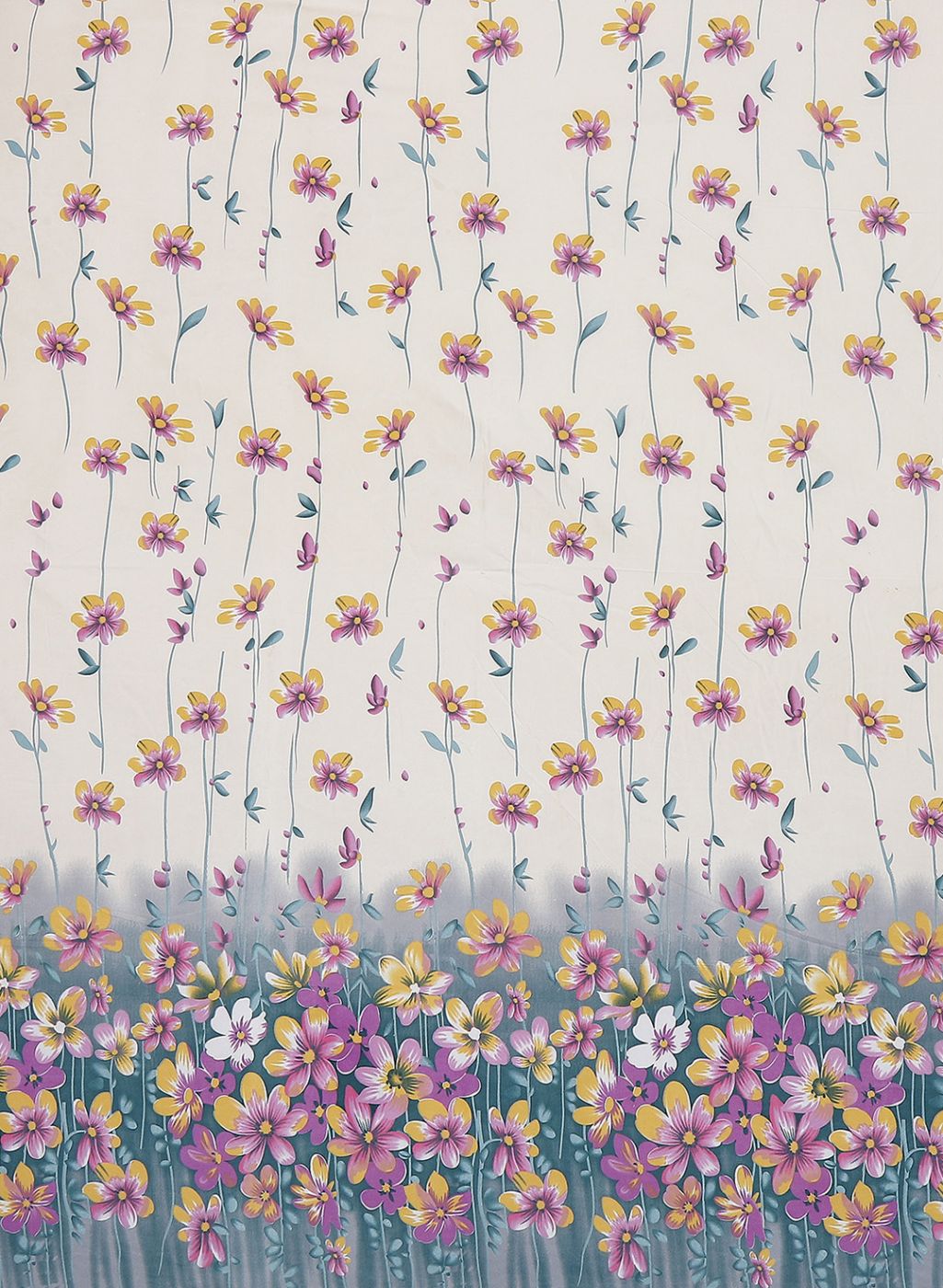 130 GSM Polyester Queen Bedsheet with 2 Pillow Covers