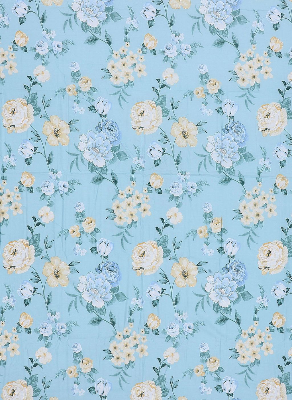 200TC Pure Cotton Queen Bedsheet with 2 Pillow Covers