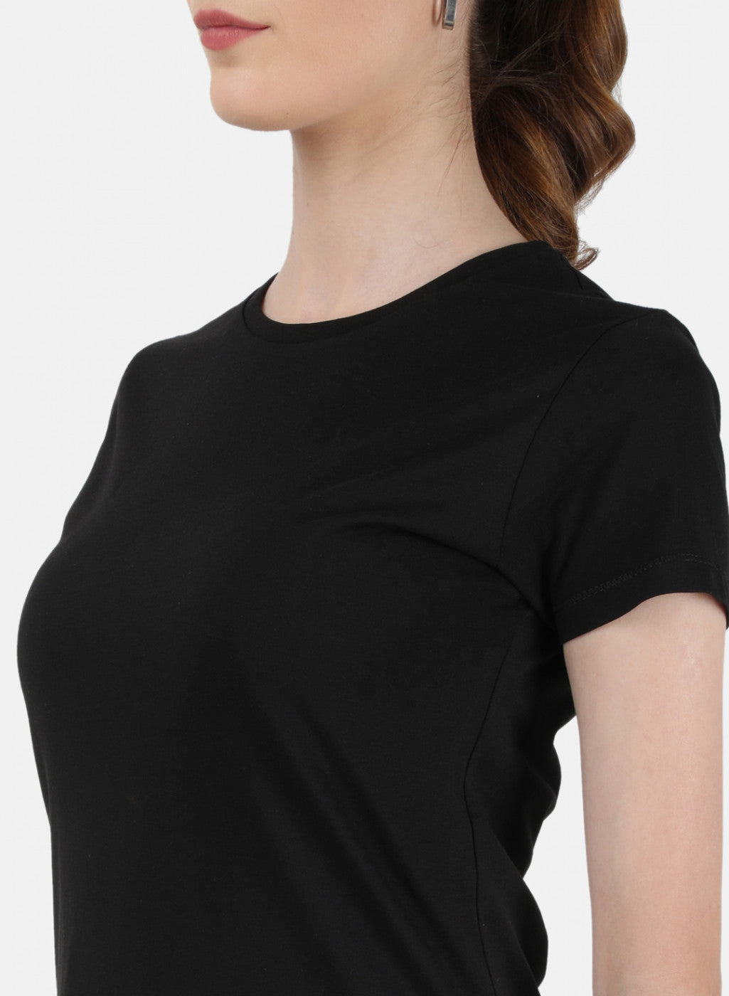 Womens Black & Grey Plain Top 2Pc Set