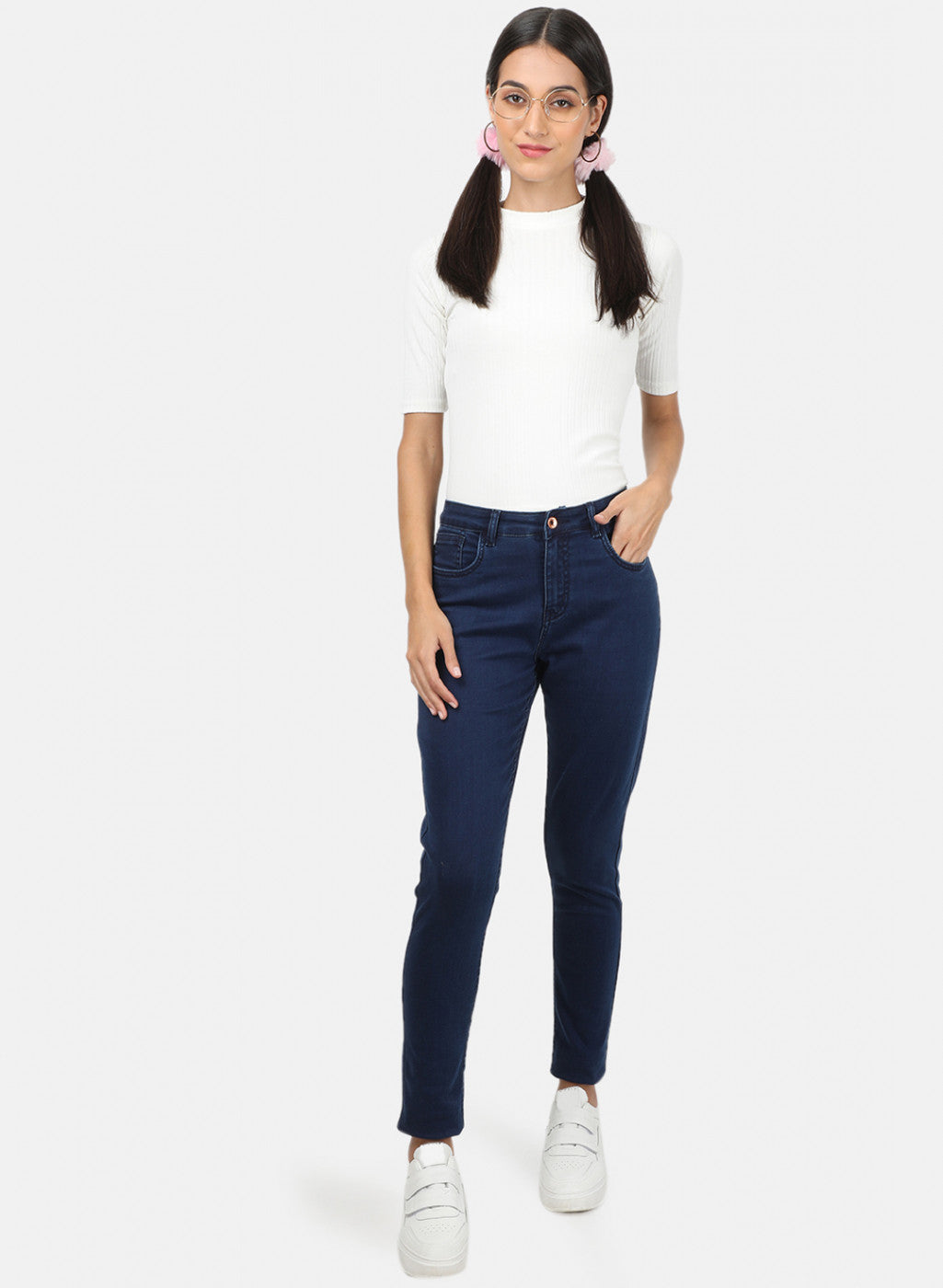 Womens Blue Slim Denim