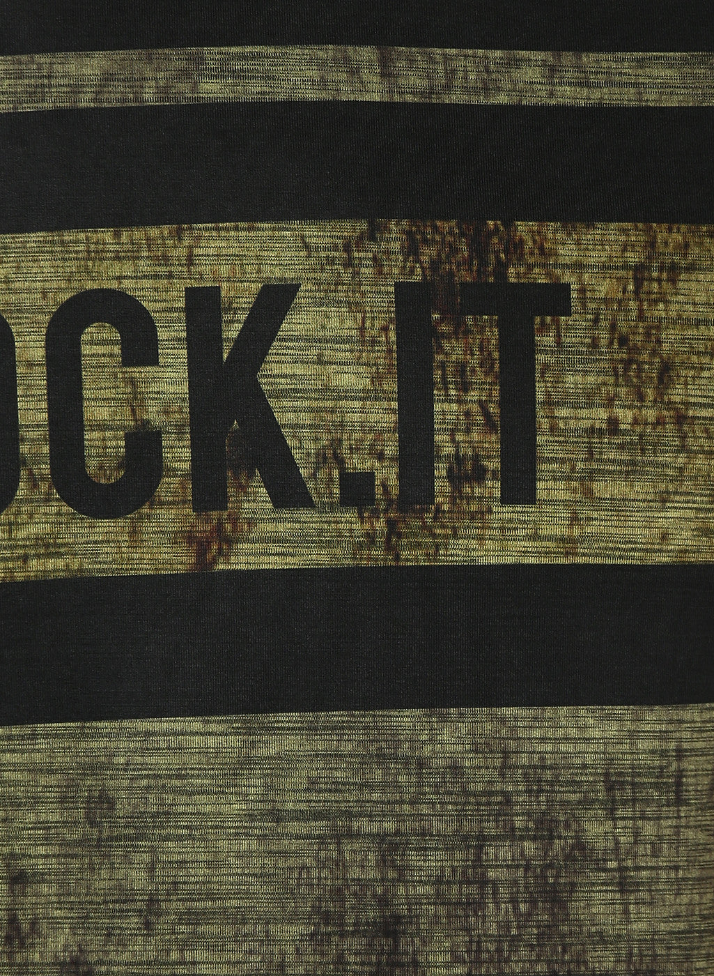 Rock.it Olive Round Neck Smart Fit T-Shirt