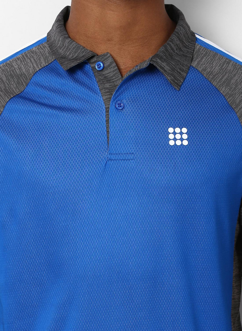 Rockit Blue Collar Regular Fit T-Shirt