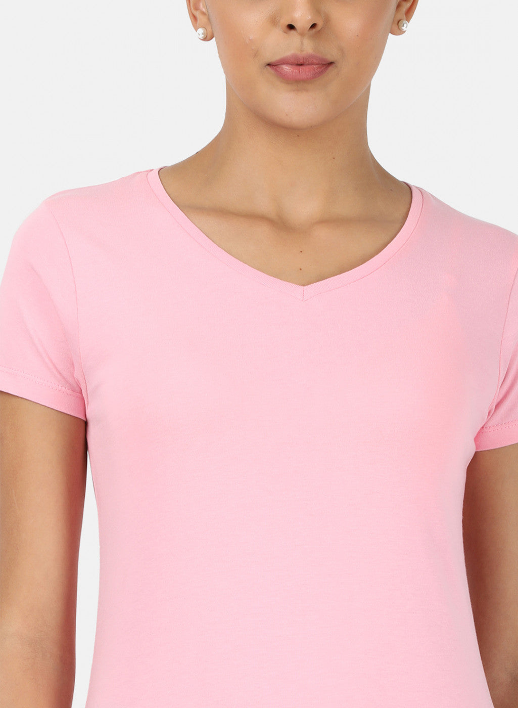 Womens Pink & Sea Green Plain Top 2Pc Set