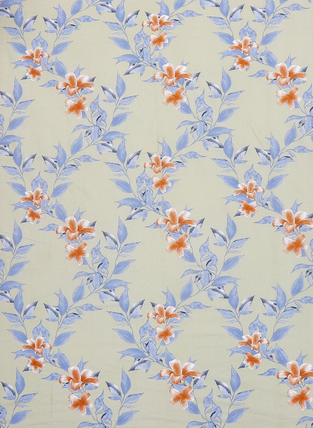 120TC Pure Cotton Queen Bedsheet with 2 Pillow Covers