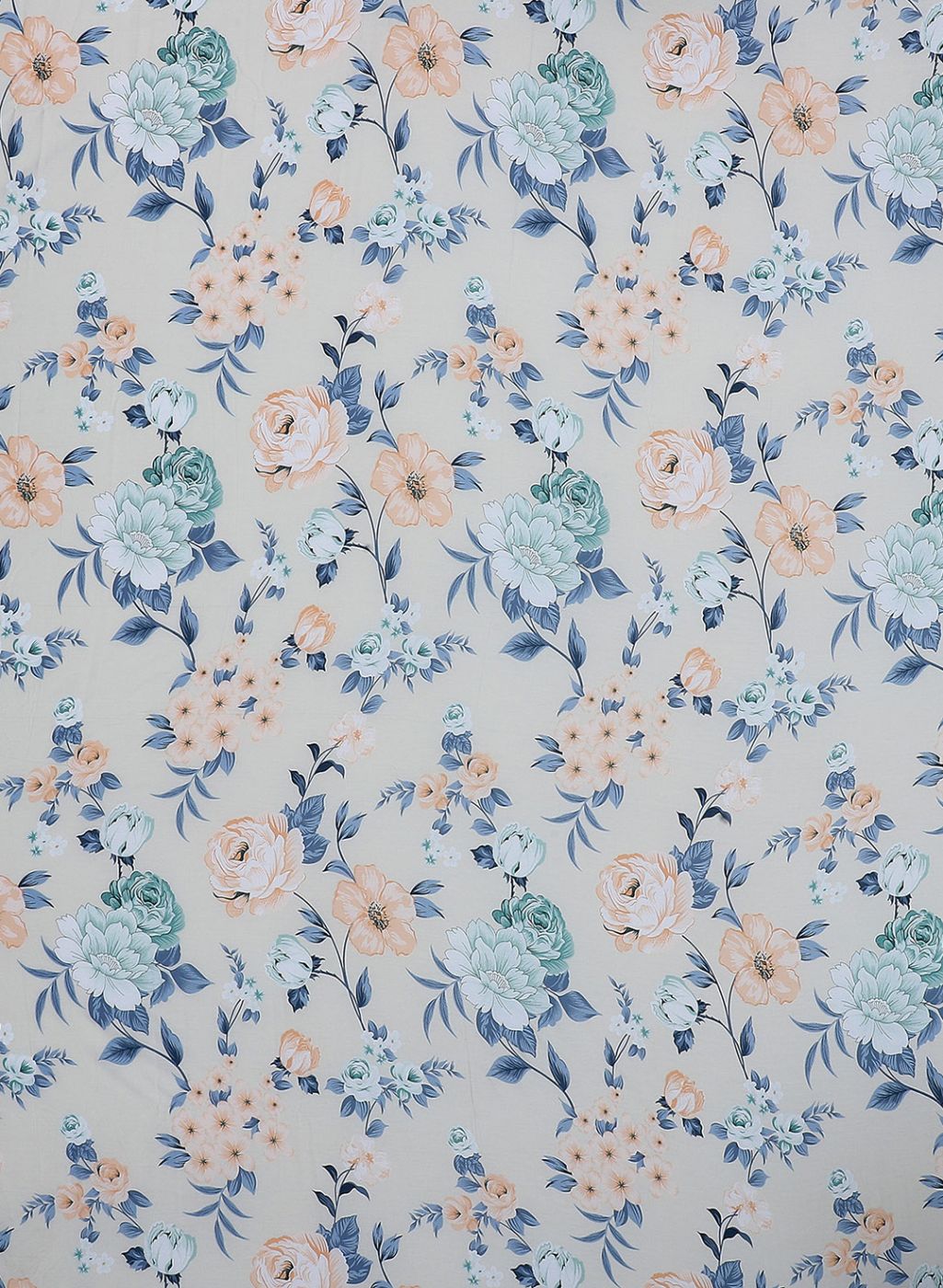 200TC Pure Cotton Queen Bedsheet with 2 Pillow Covers