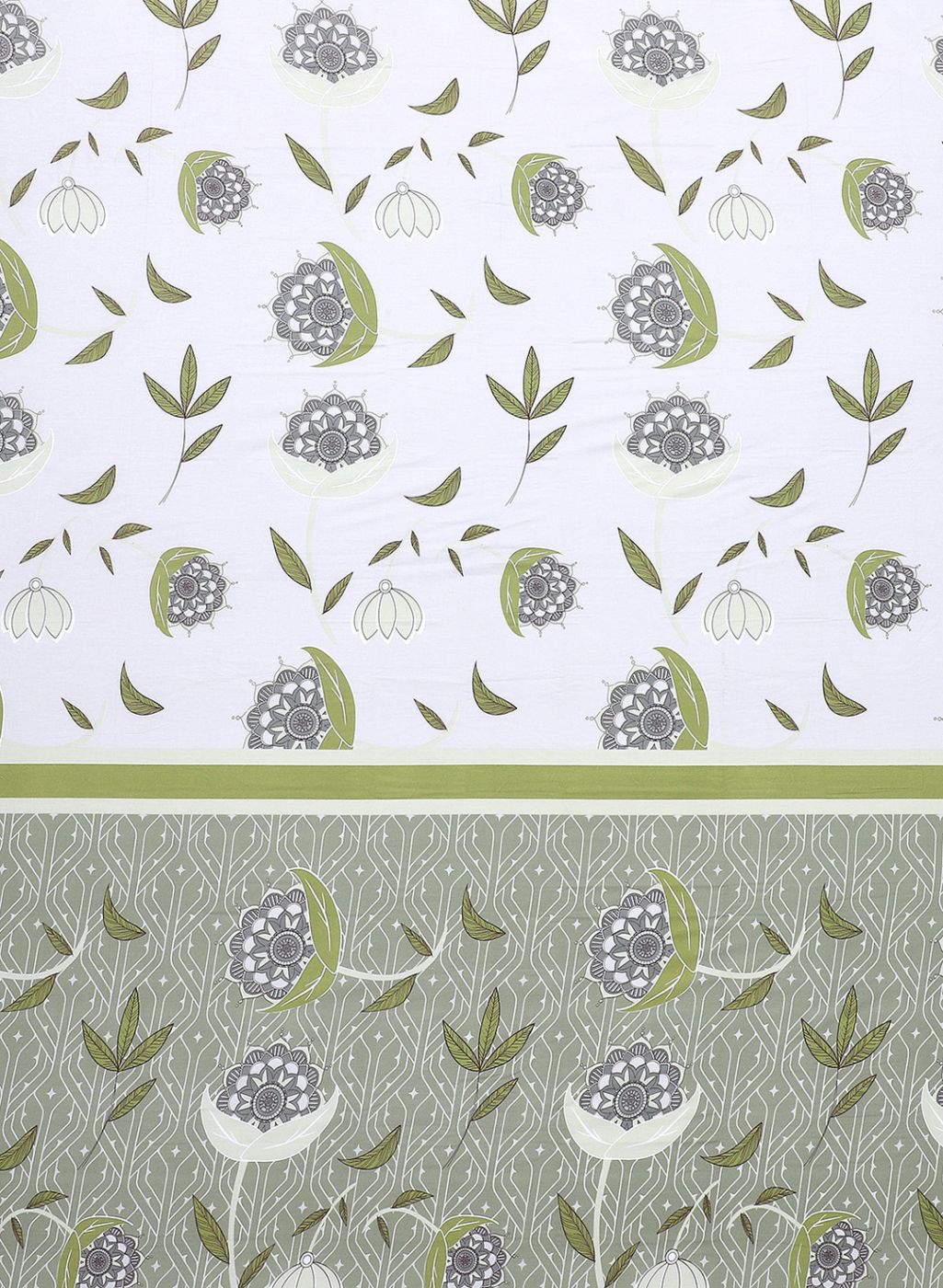 144TC Pure Cotton King Bedsheet with 2 Pillow Covers