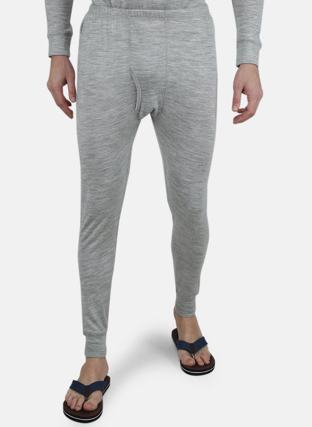 Buy Men Grey Solid Thermal Lower Online in India Monte Carlo