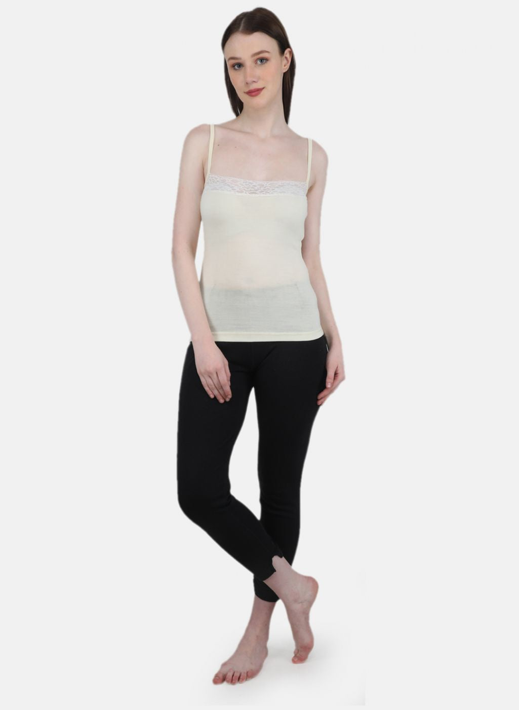 Women Black Solid Thermal Lower