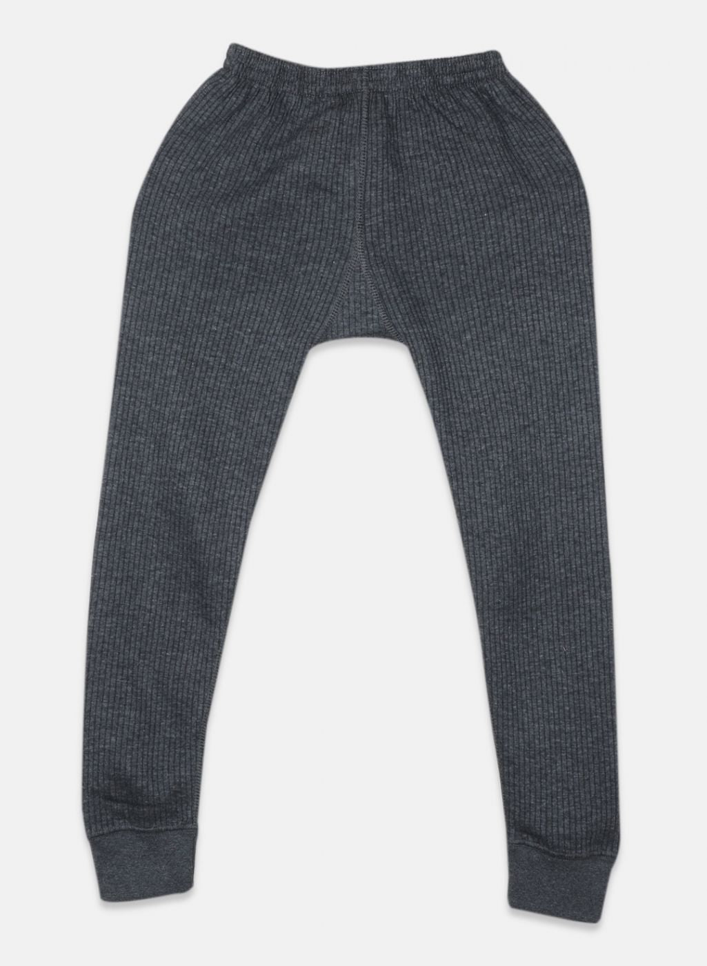 Boys Grey Solid Thermal Lower