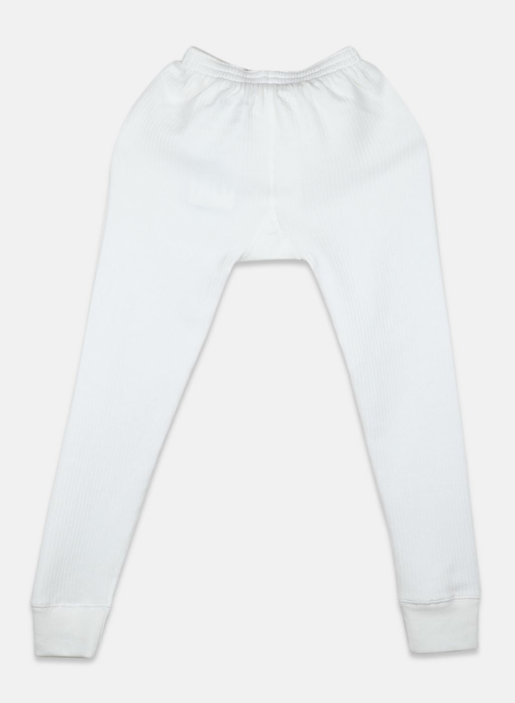 Boys Off White Solid Thermal Lower