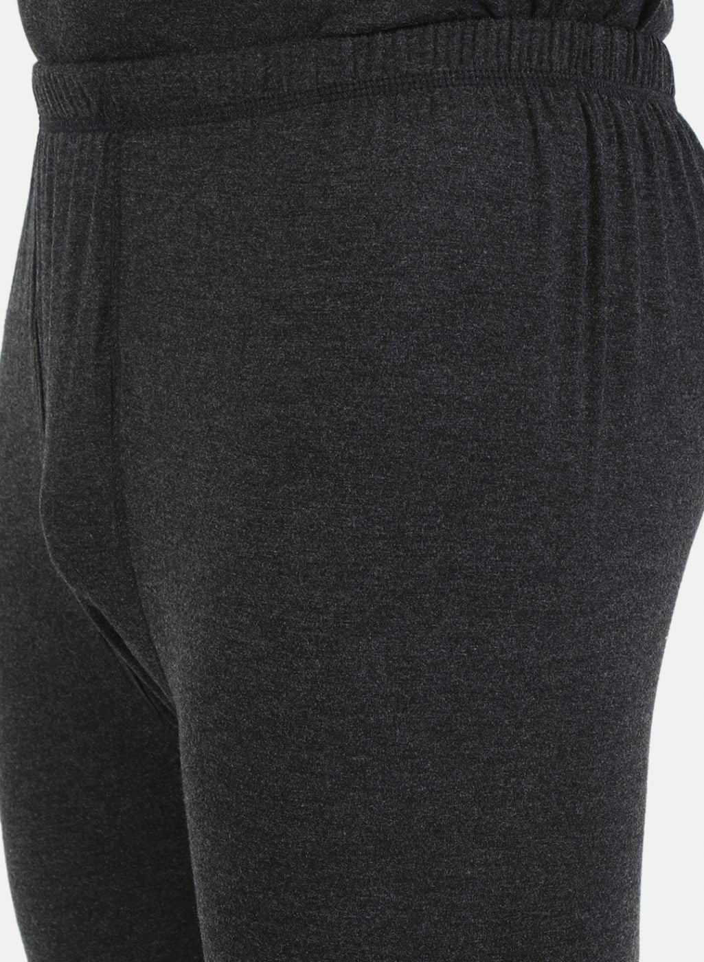 Men Grey Solid Thermal Lower