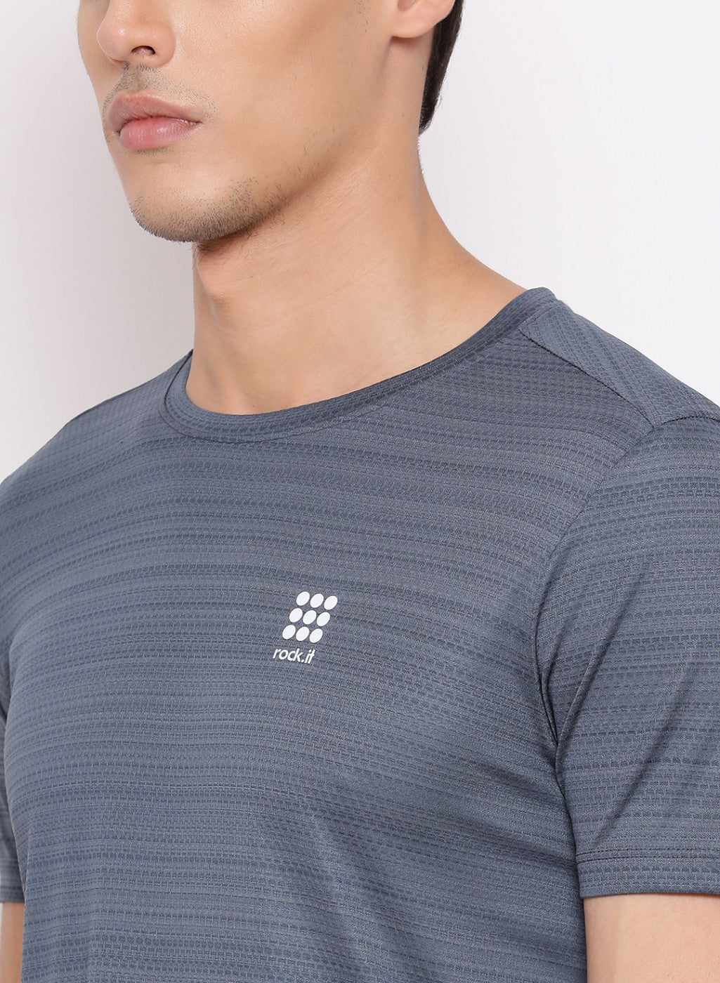 Rock.it Lt. Green Round Neck Regular Fit T-Shirt