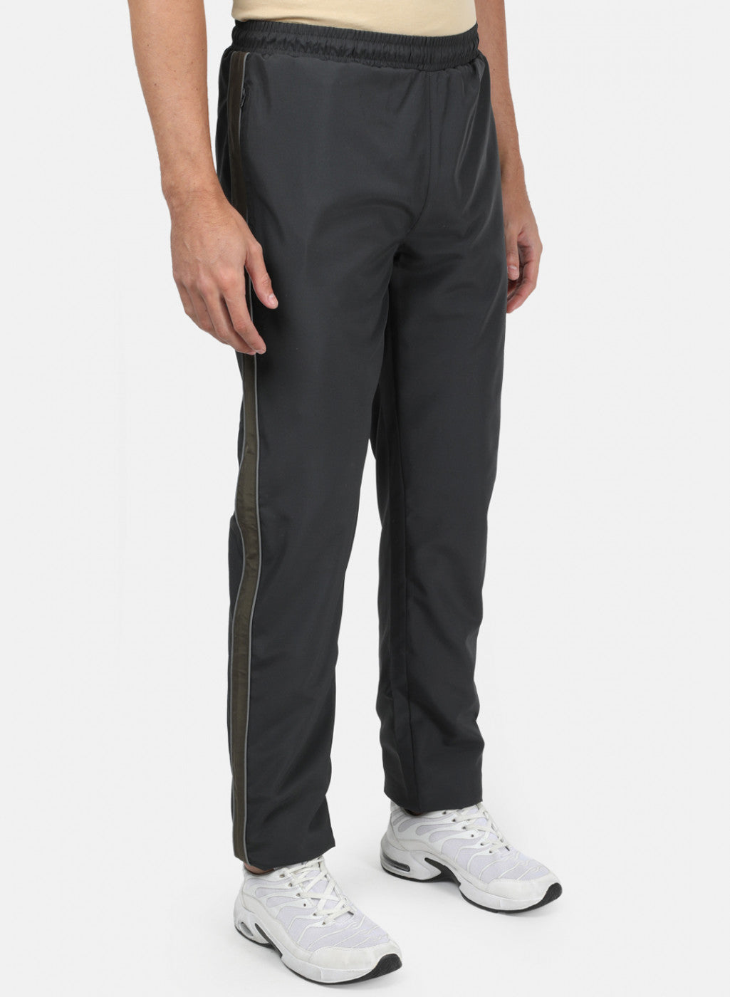 Men Grey Plain Lowers
