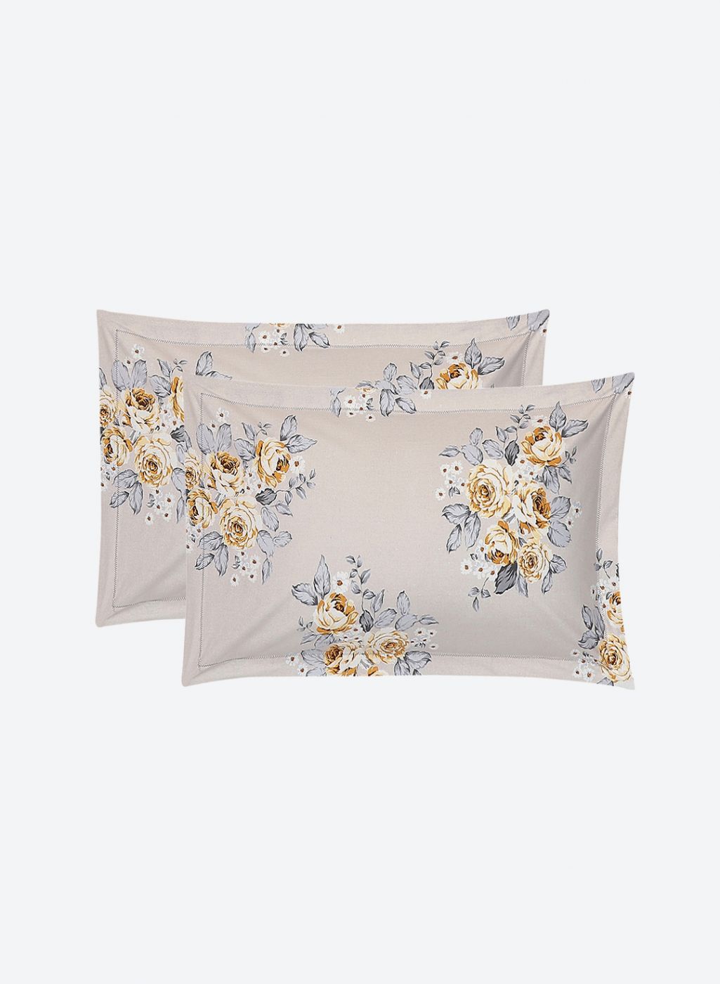 120TC Pure Cotton Queen Bedsheet with 2 Pillow Covers
