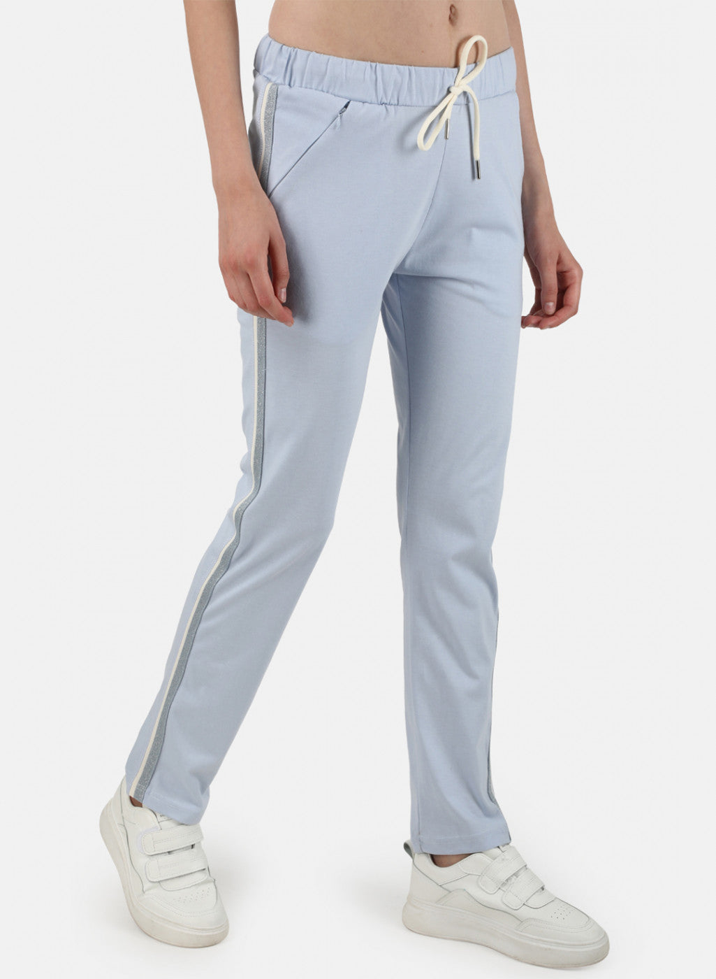 Womens Sky Blue Regular Lower