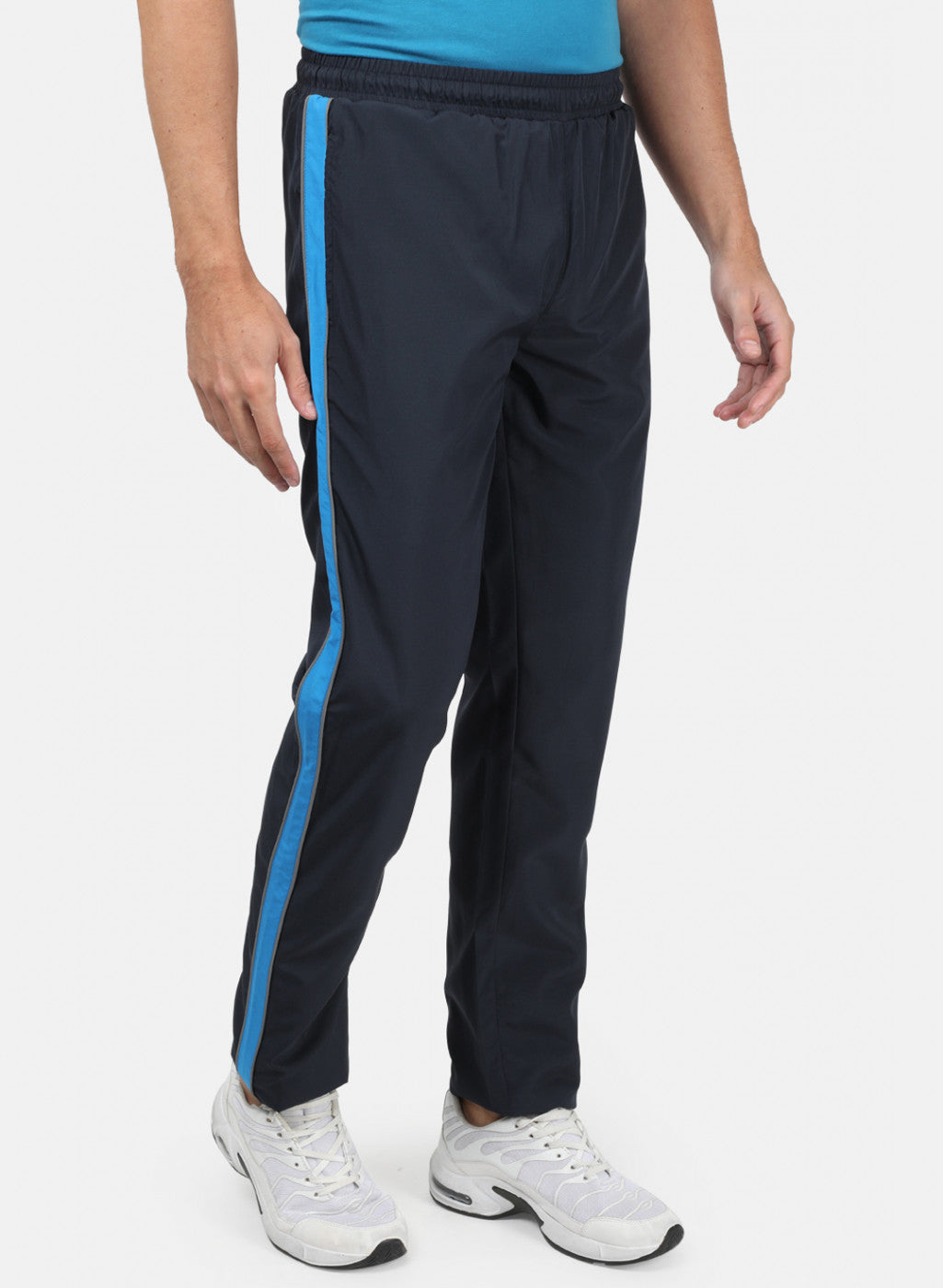 Men NAvy Blue Plain Lowers