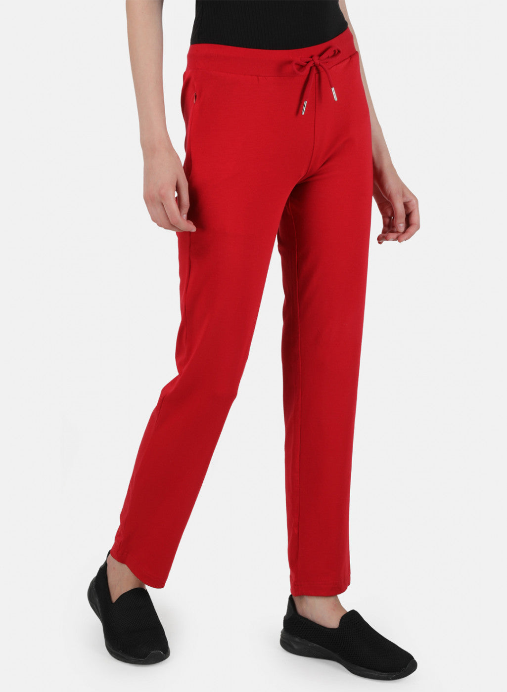 Womens Red Regular Lower