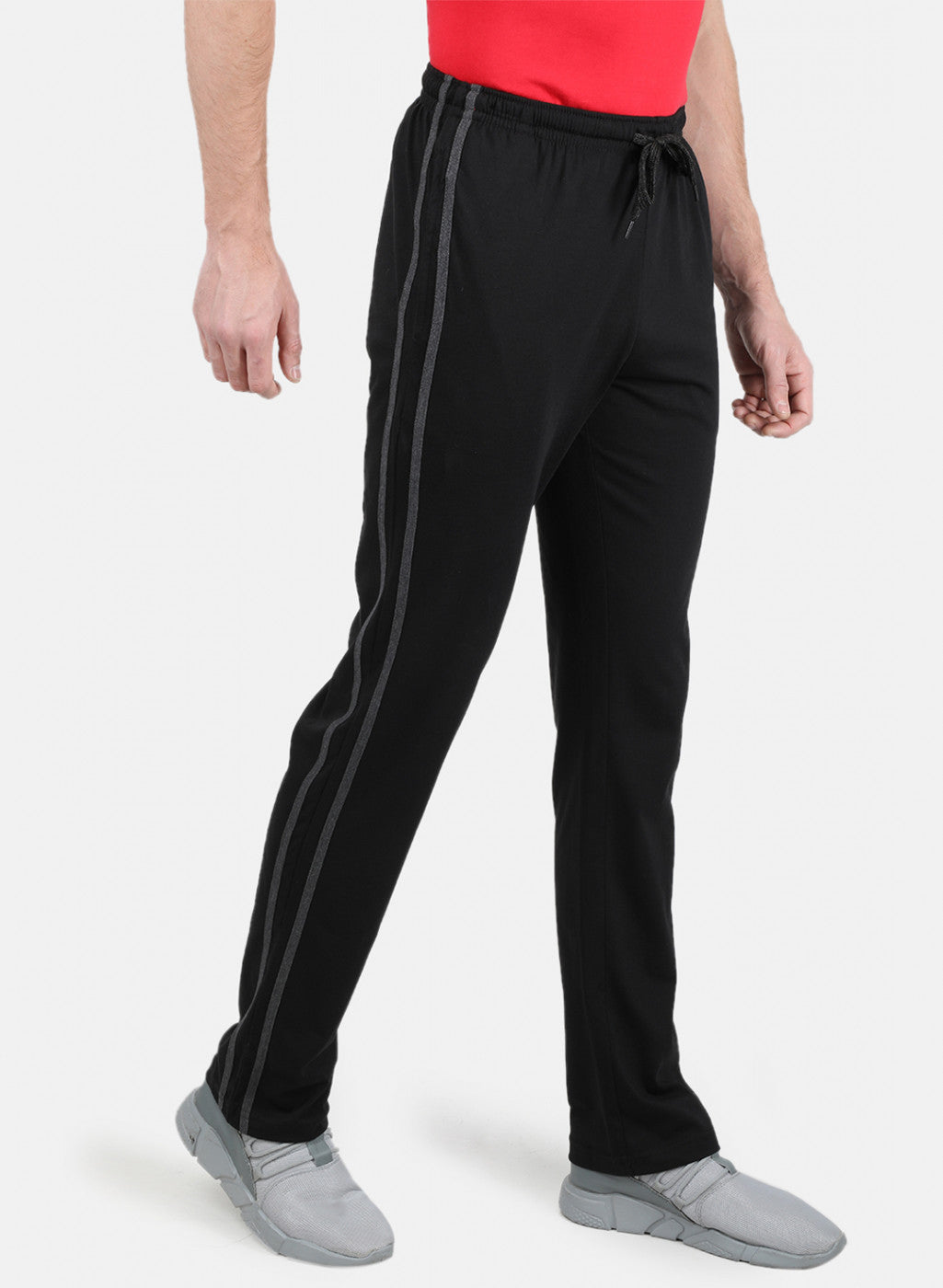 Mens Black Plain Lower