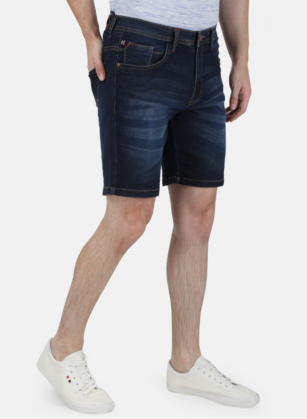 Mens Blue Light Wash Short