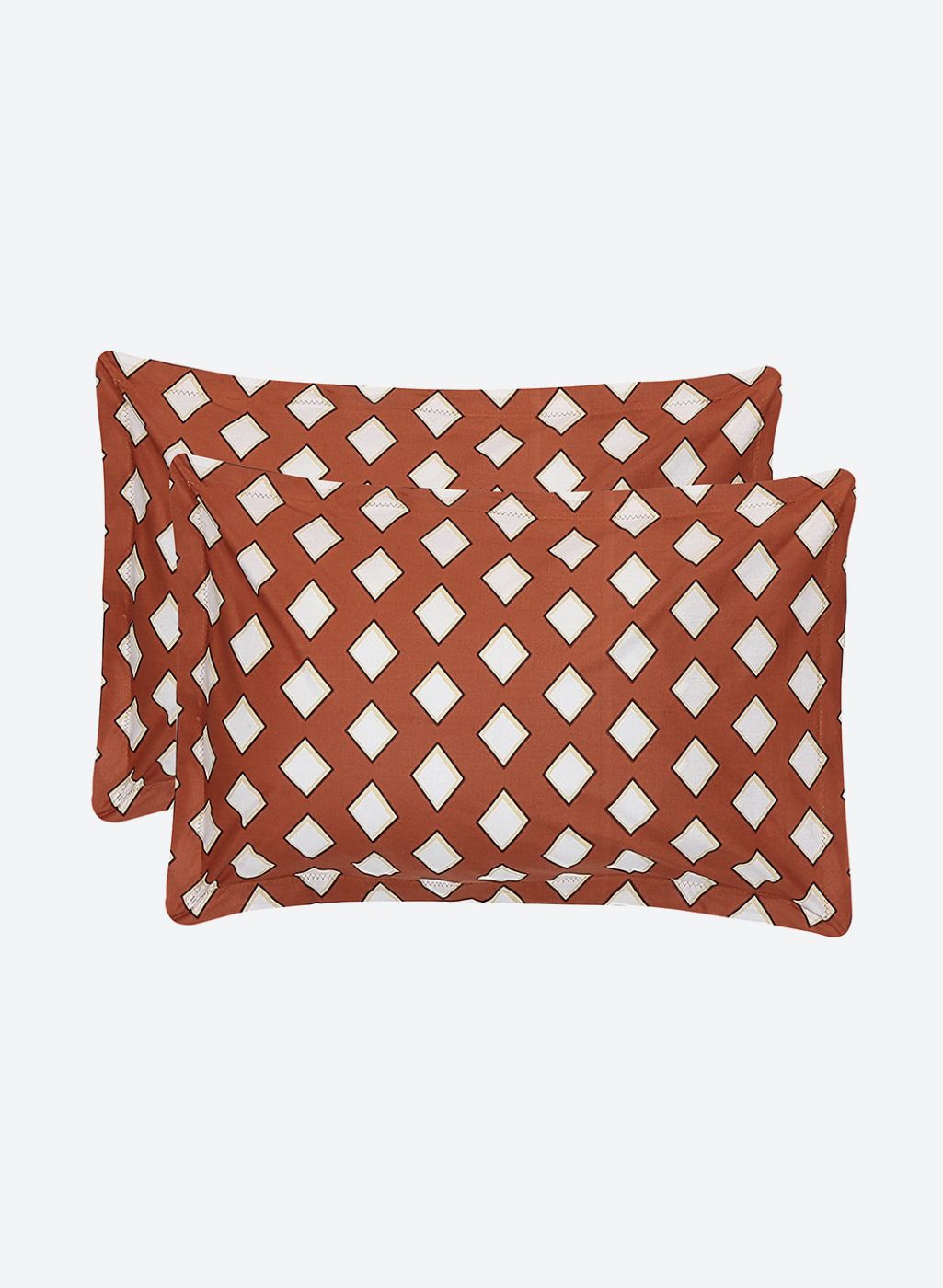 152TC Pure Cotton King Bedsheet with 2 Pillow Covers