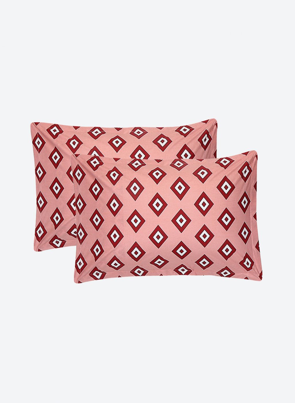 152TC Pure Cotton King Bedsheet with 2 Pillow Covers