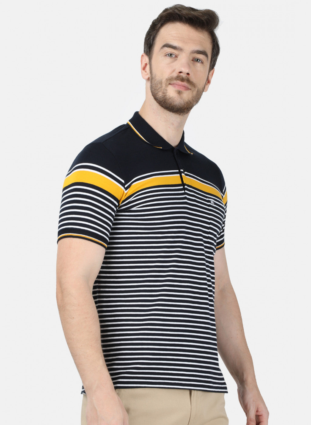 Mens NAvy Blue Stripe T-Shirt