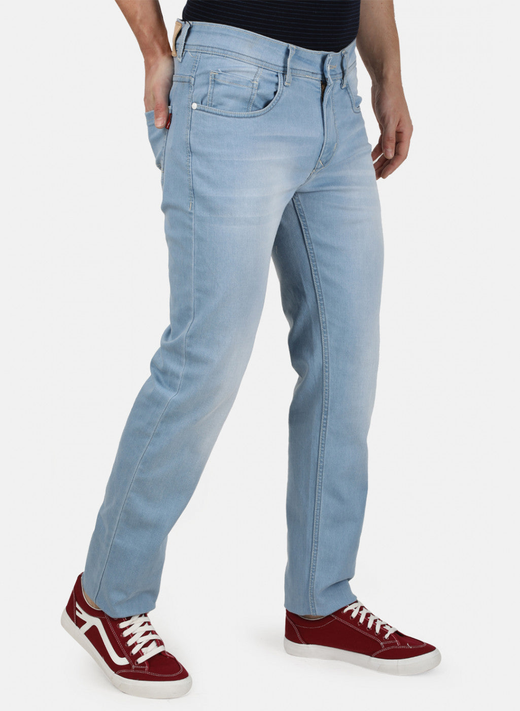 Mens Blue Narrow Denim