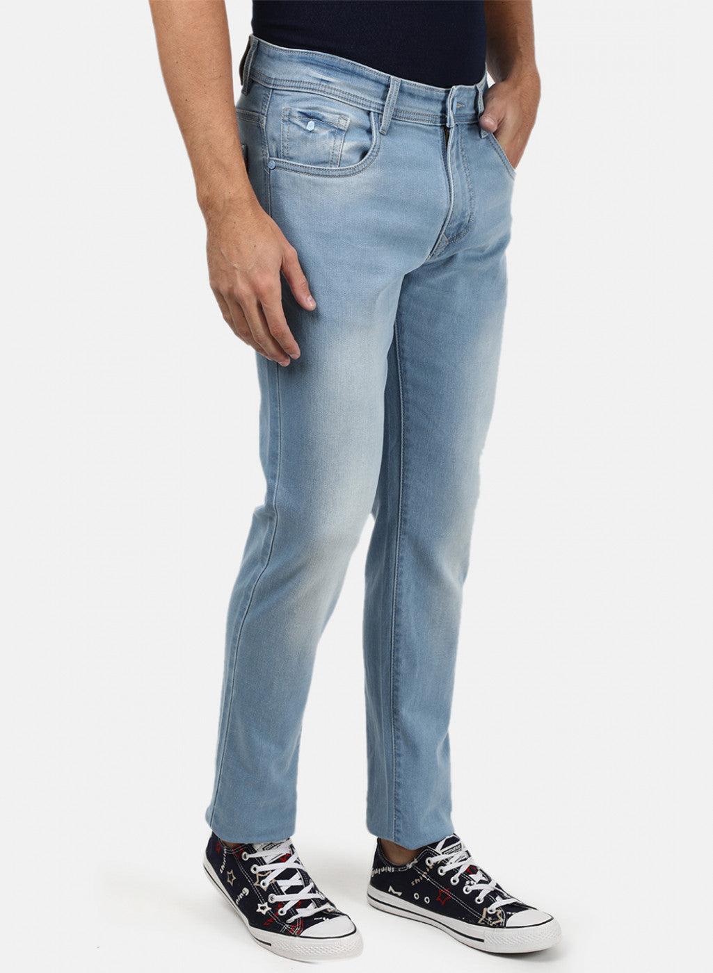 Men Blue Normal Wash Denims