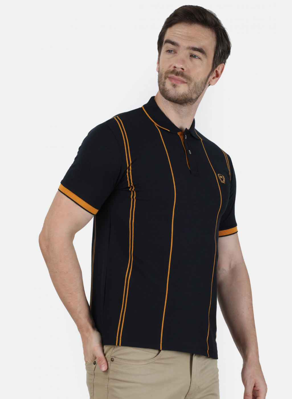 Mens NAvy Blue Stripe T-Shirt