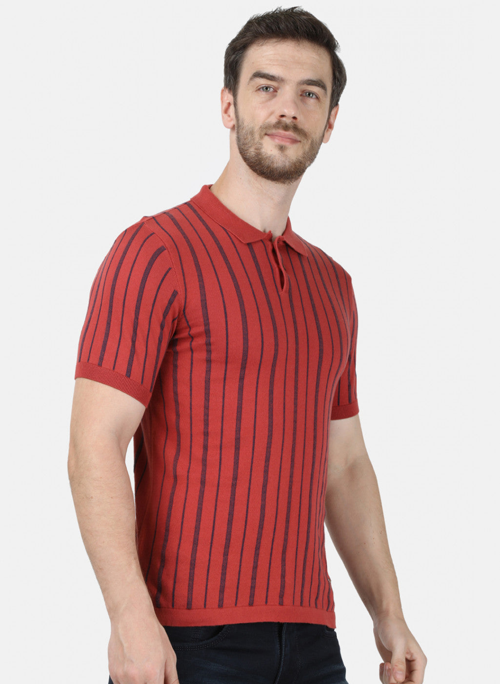 Mens Red Stripe T-Shirt