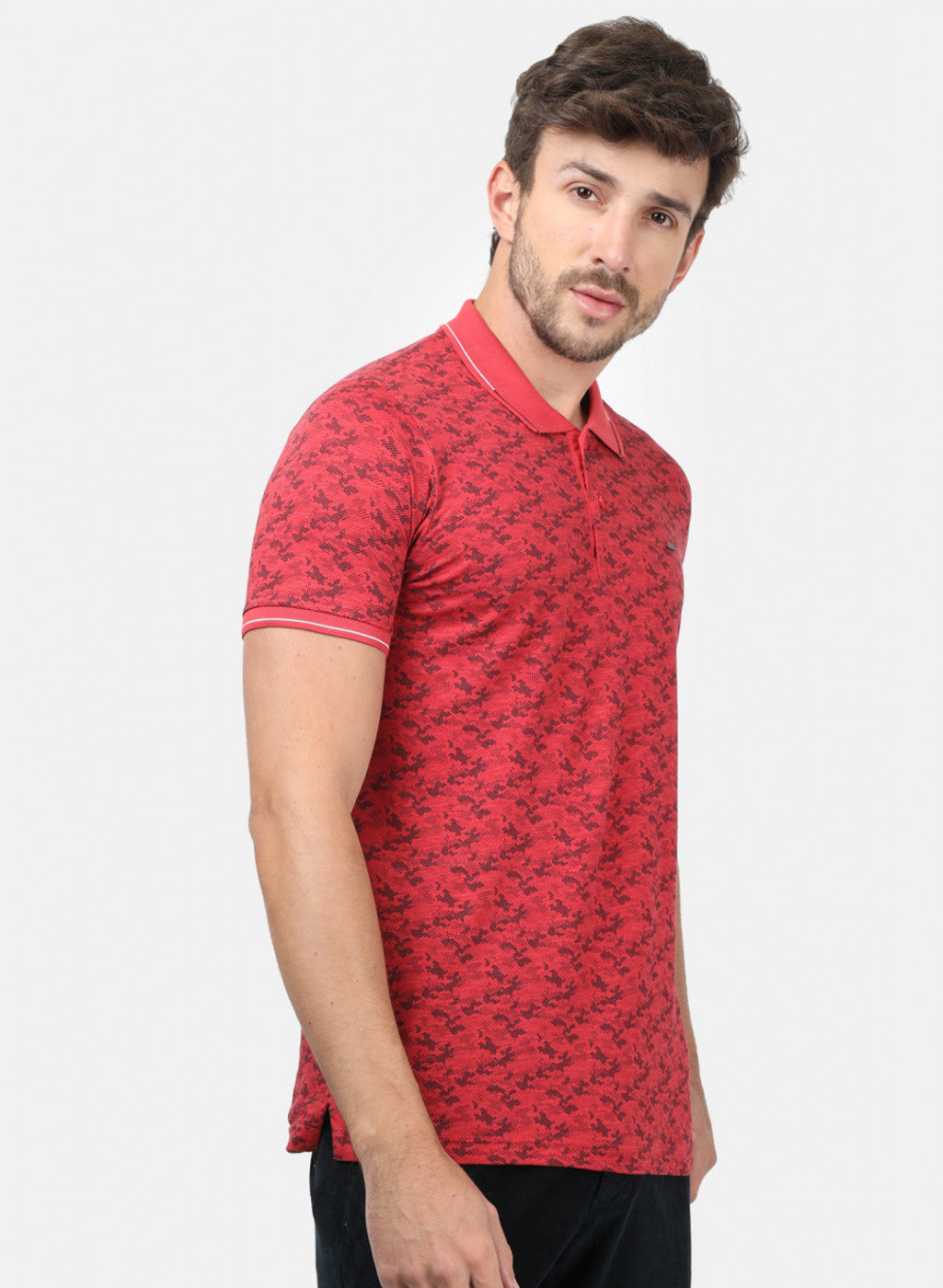 Men Red Printed T-Shirts