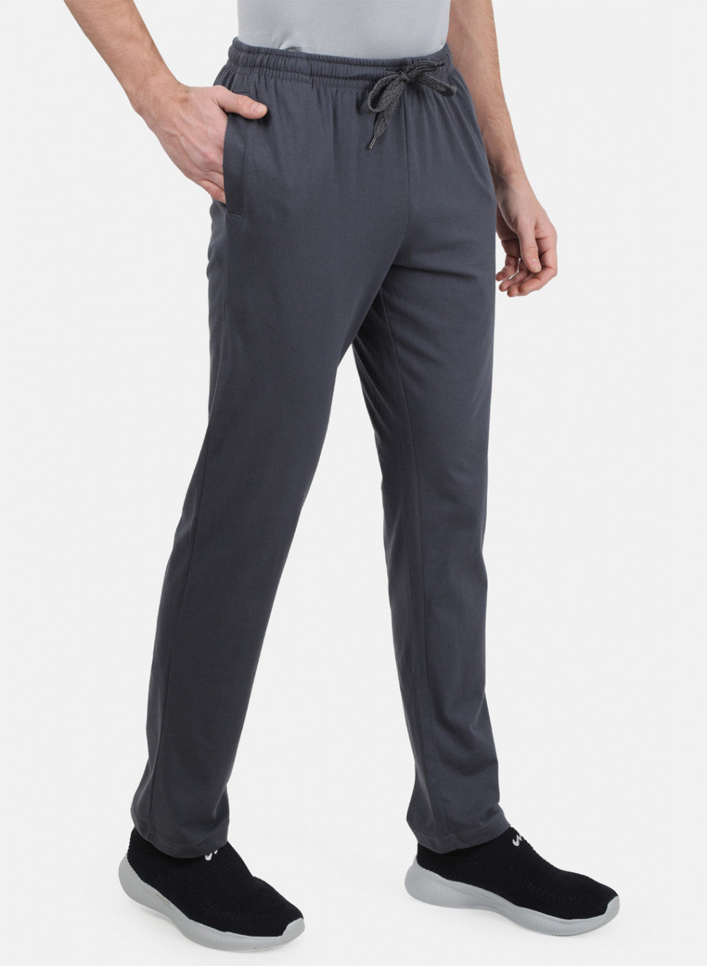 Mens Grey Plain Lower