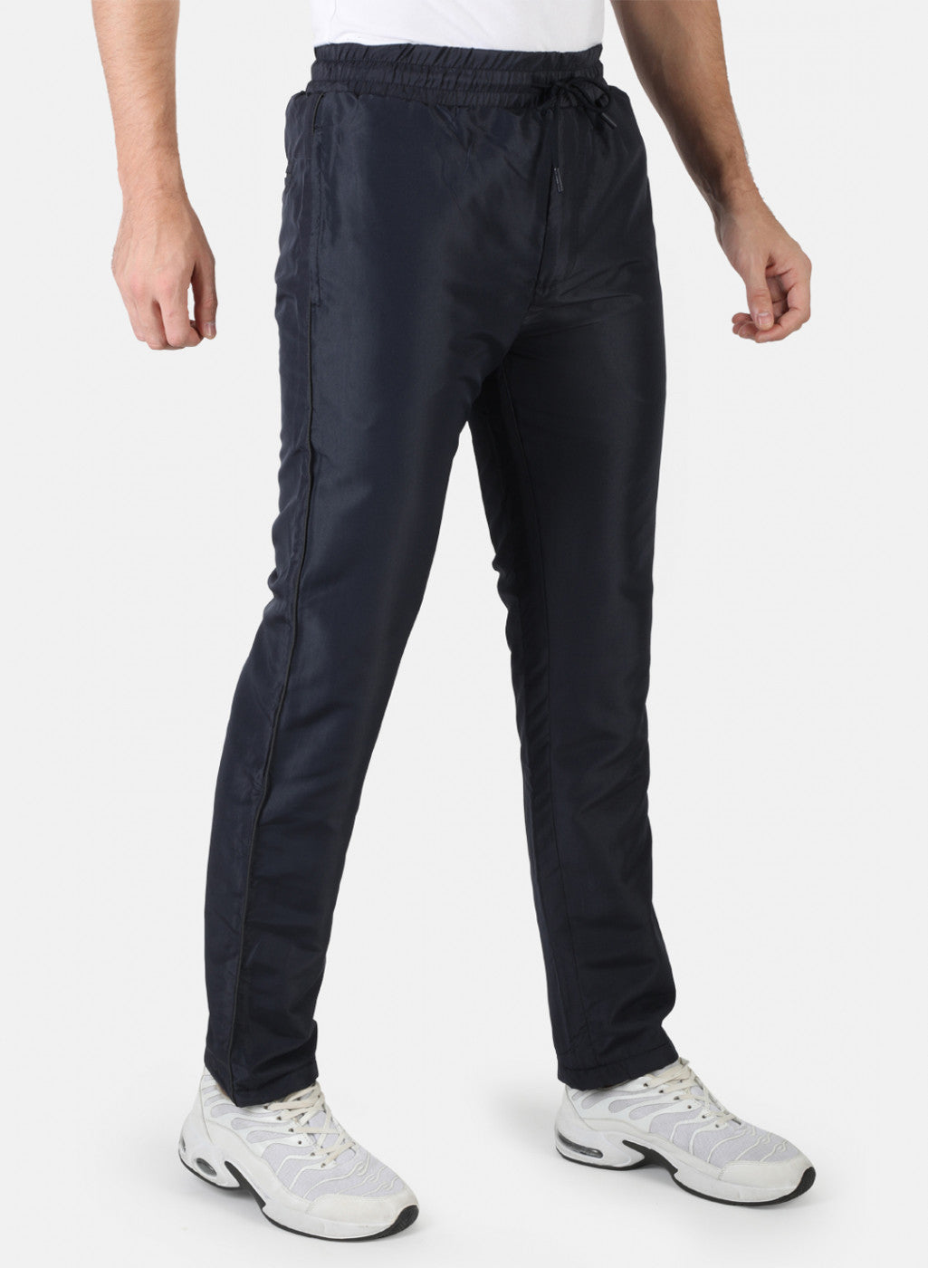 Men NAvy Blue Plain Winter Lower