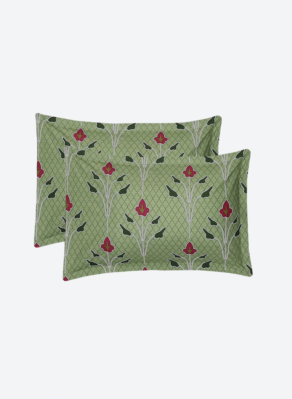 144TC Pure Cotton King Bedsheet with 2 Pillow Covers