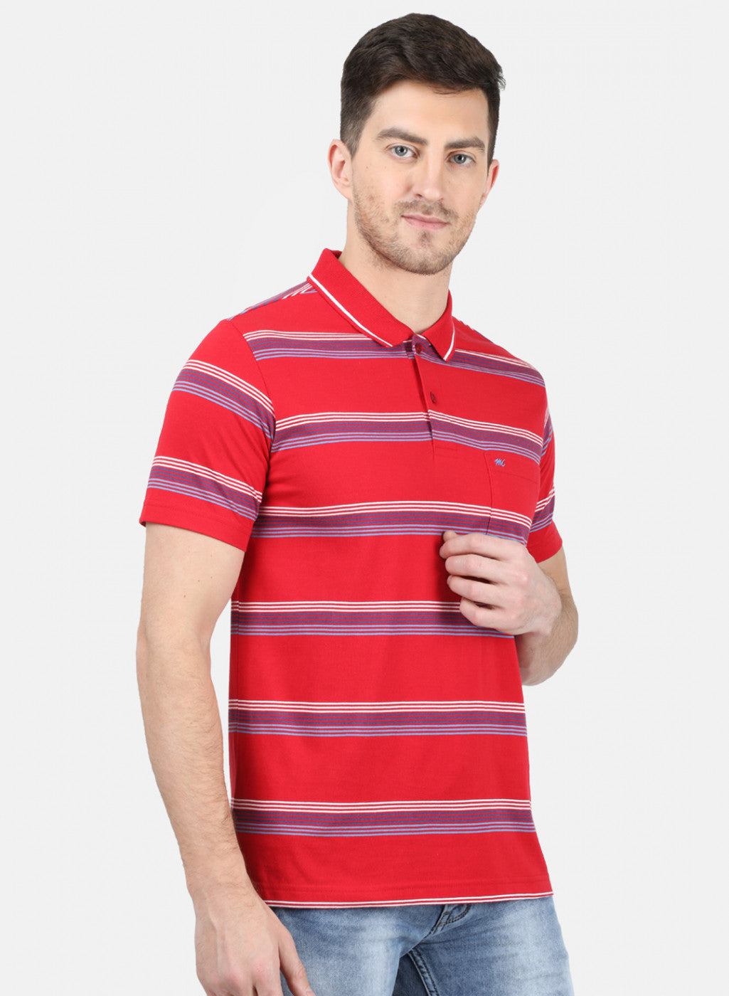 Mens Red Stripe T-Shirt