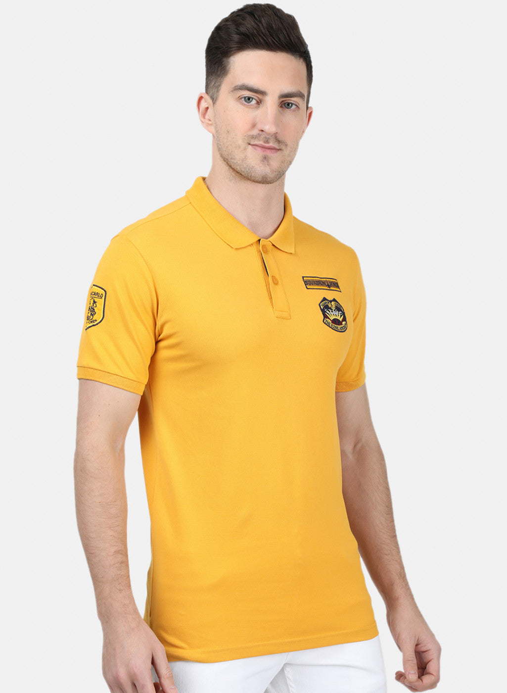 Mens Mustard Stripe T-Shirt