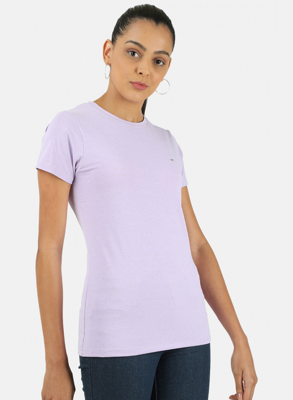 Womens Purple Plain Top