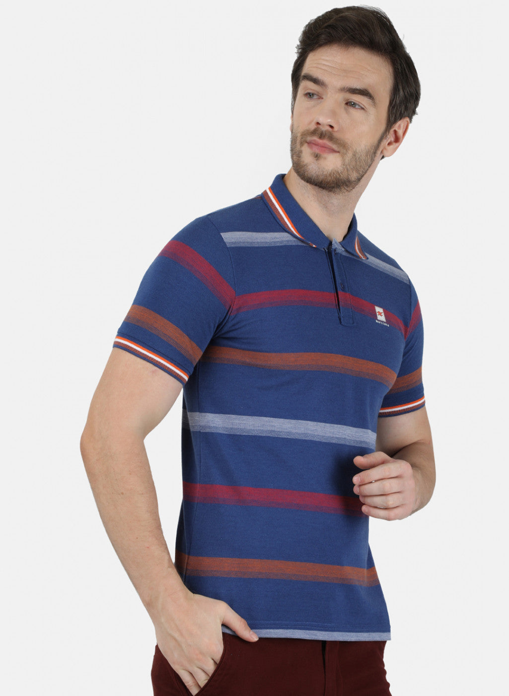 Mens Blue Stripe T-Shirt