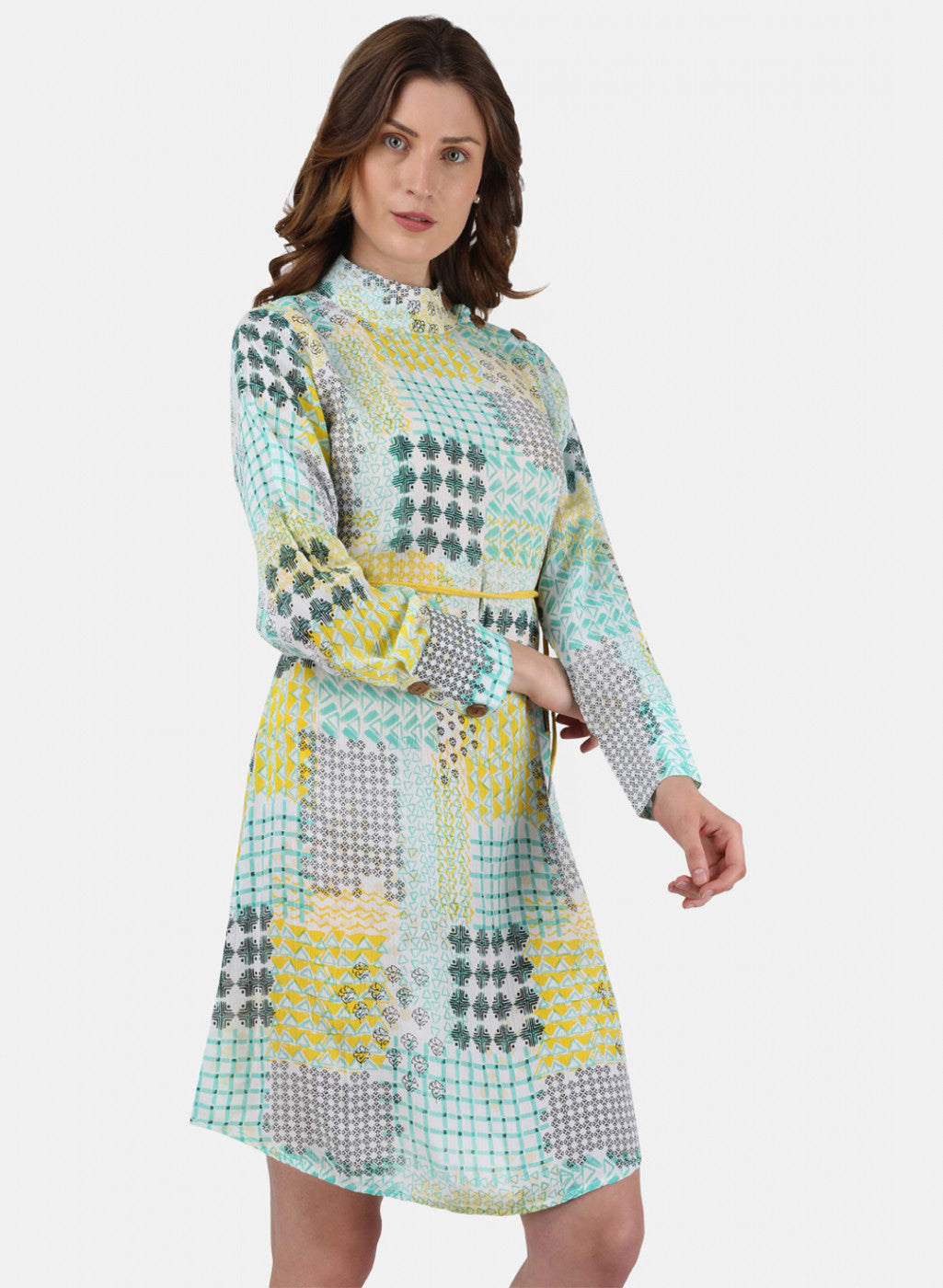 Womens Multi Color Printed Tunic