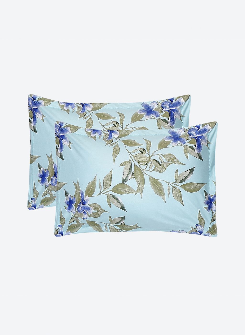 120TC Pure Cotton Queen Bedsheet with 2 Pillow Covers