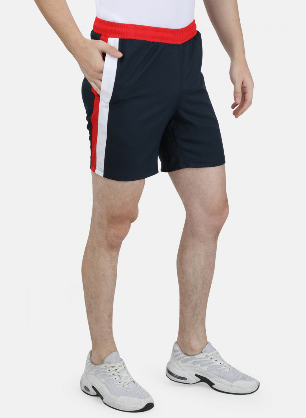 Rock.it Men Navy Blue Plain Short