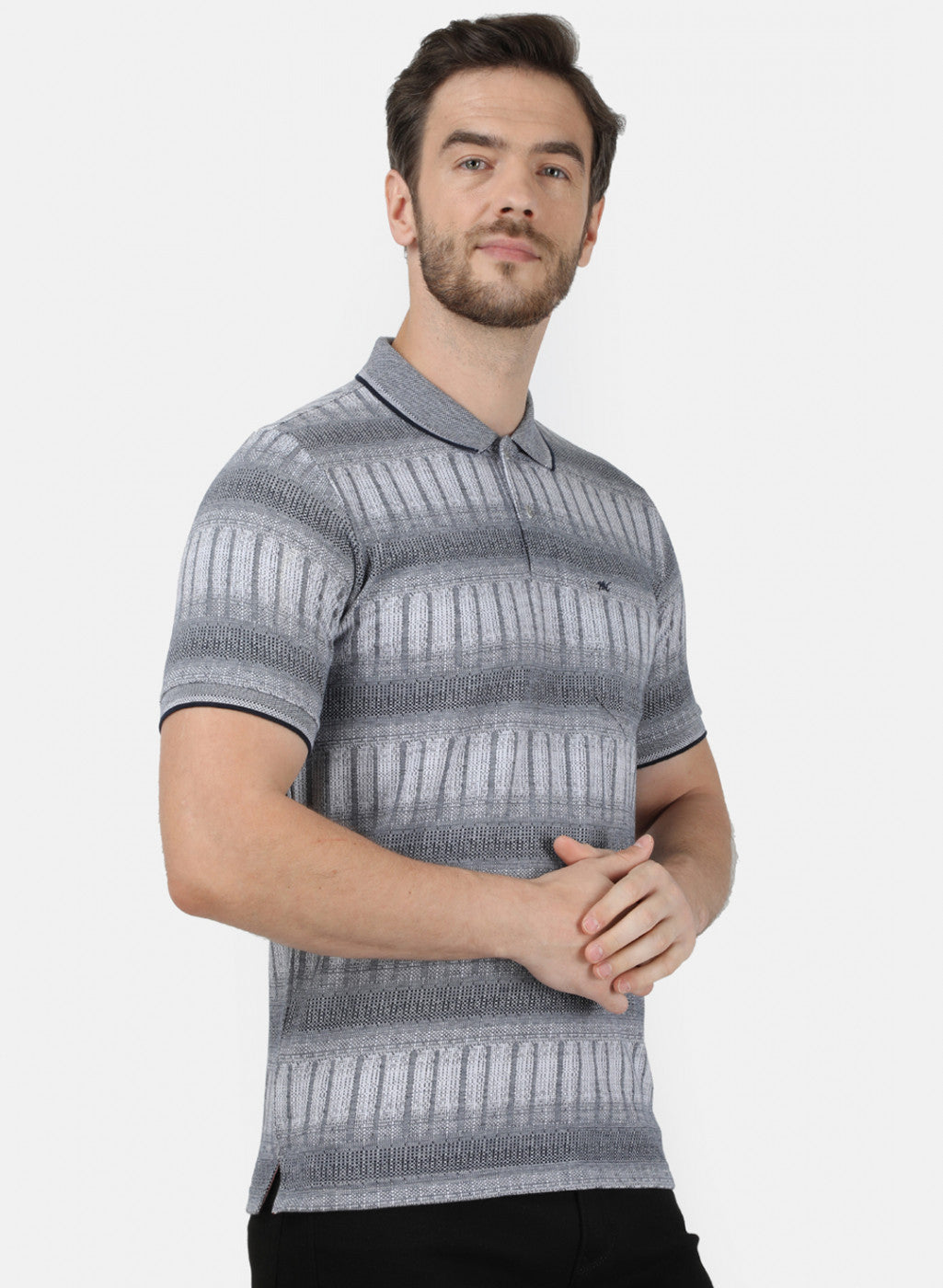 Mens NAvy Blue Stripe T-Shirt