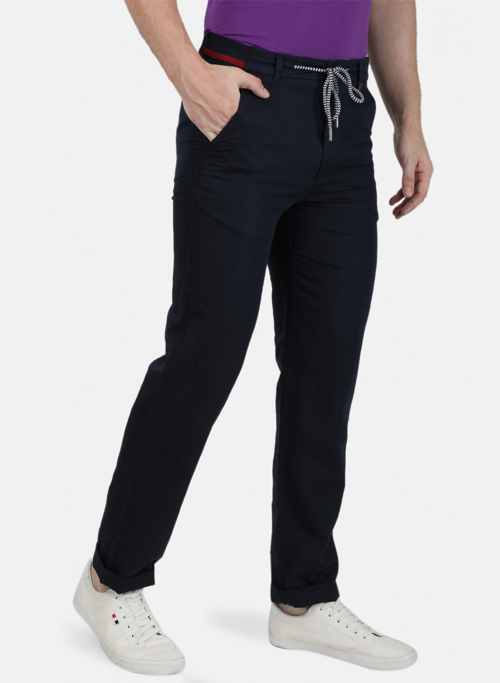 Mens Black Plain Lowers