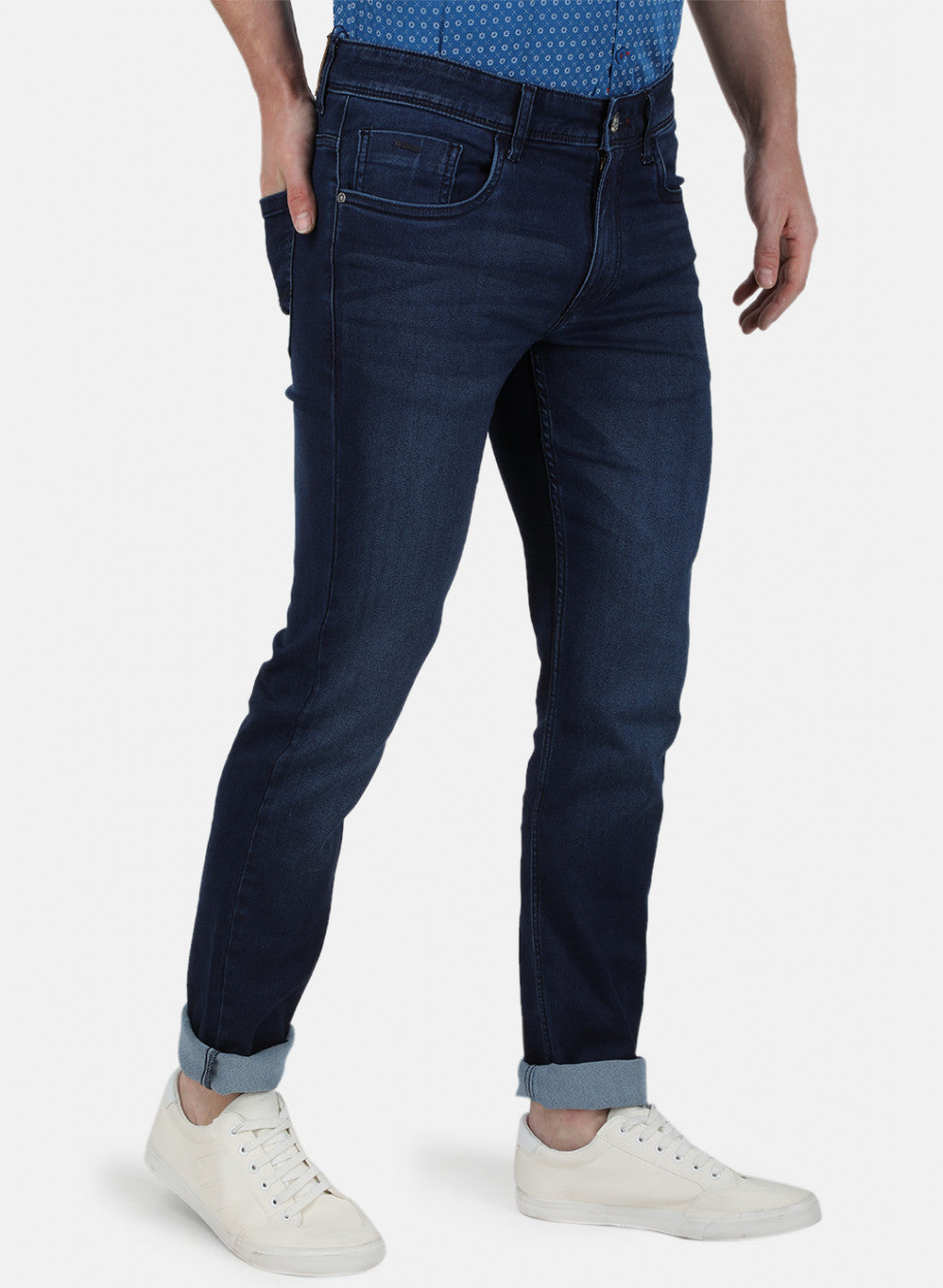 Mens Blue Skinny Denim